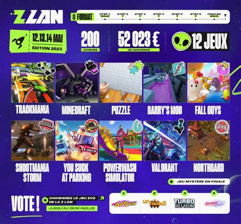 zlan jeux|ZLAN 2023 : Dates des tournois, jeux,。